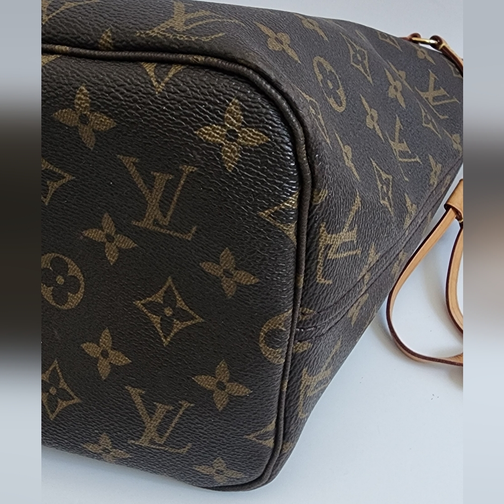 LOUIS VUITTON NEVERFULL MM MONOGRAM PIVOINE TOTE - Picture 7 of 16